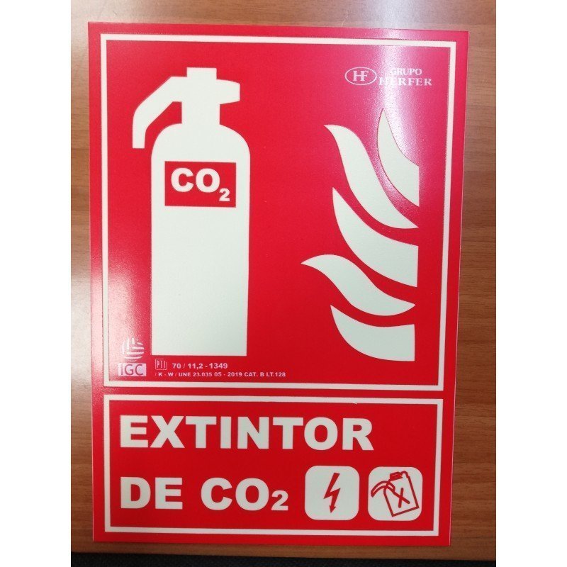 SeÑal De ExtinciÓn De Extintor C02 Extintores Herfer