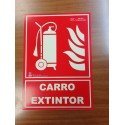 SEÑAL DE EXTINCIÓN DE CARRO EXTINTOR